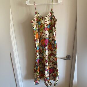 WRAY ACID FLORAL MAXI DRESS